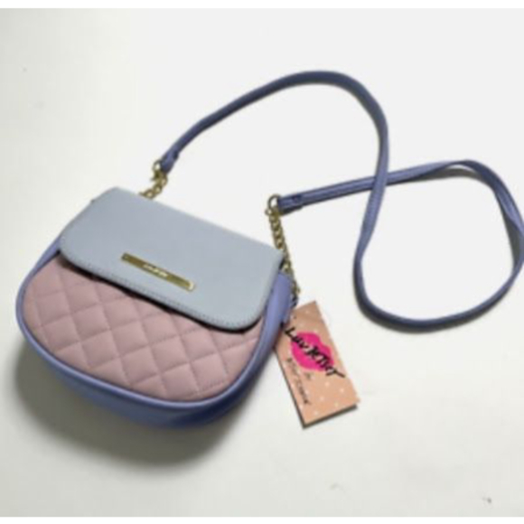 Luv Betsey Johnson Satchel  Messenger COLOR BLOCK Handbag Crossbody   Purse - Picture 4 of 4